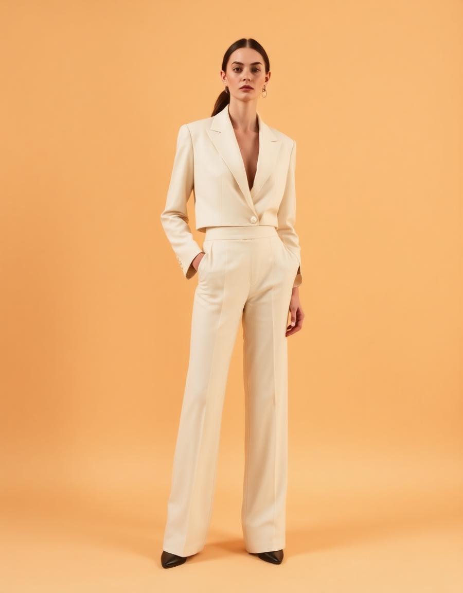 Tailored Wide-Leg Trouser